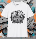 Graffiti Boombox Hip Hop Tee - Street Style, Old School, Rap, Breaking, B-Boy Unisex T-shirt, Sweatshirt, Hoodie, Long Sleeve Tee - T-Shirt, Sweatshirt, Hoodie