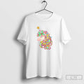 Classic Colorful Lights Unicorn Christmas Magic Hair T Shirts Unisex T-shirt, Sweatshirt, Hoodie, Long Sleeve Tee - T-Shirt, Sweatshirt, Hoodie