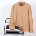 Casual Half Turtleneck Knit Sweater for Men Stylish Pullover Sweatshirt Unisex T-shirt, Sweatshirt, Hoodie, Long Sleeve Tee - T-Shirt, Sweatshirt, Hoodie
