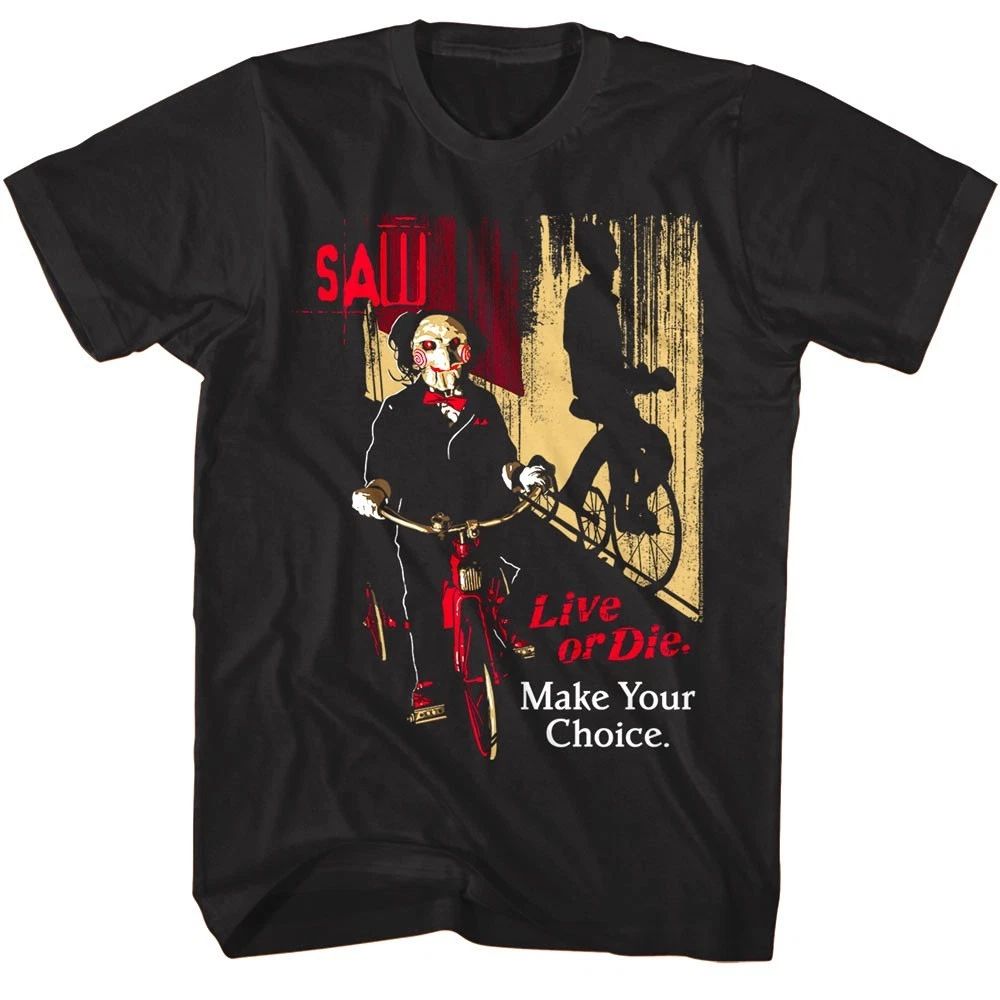 SAW Jigsaw on Bicycle Men's T Shirt Unisex T-shirt, Sweatshirt, Hoodie, Long Sleeve Tee - T-Shirt, Sweatshirt, Hoodie