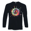 CND PSYCHEDELIC LONG SLEEVE T-SHIRT - Peace Symbol Nuclear Hippy - Colour Choice Unisex T-shirt, Sweatshirt, Hoodie, Long Sleeve Tee - T-Shirt, Sweatshirt, Hoodie
