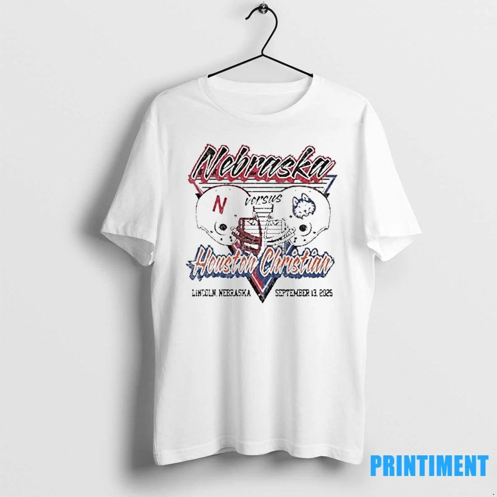 Nebraska Vs Houston Christian Gameday September 13 2025 Tshirts Sweater Unisex T-shirt, Sweatshirt, Hoodie, Long Sleeve Tee - T-Shirt, Sweatshirt, Hoodie