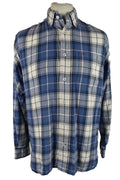 TOMMY HILFIGER Blue Long Sleeve Shirt size S Mens Checked Outdoors Outerwear Unisex T-shirt, Sweatshirt, Hoodie, Long Sleeve Tee - T-Shirt, Sweatshirt, Hoodie