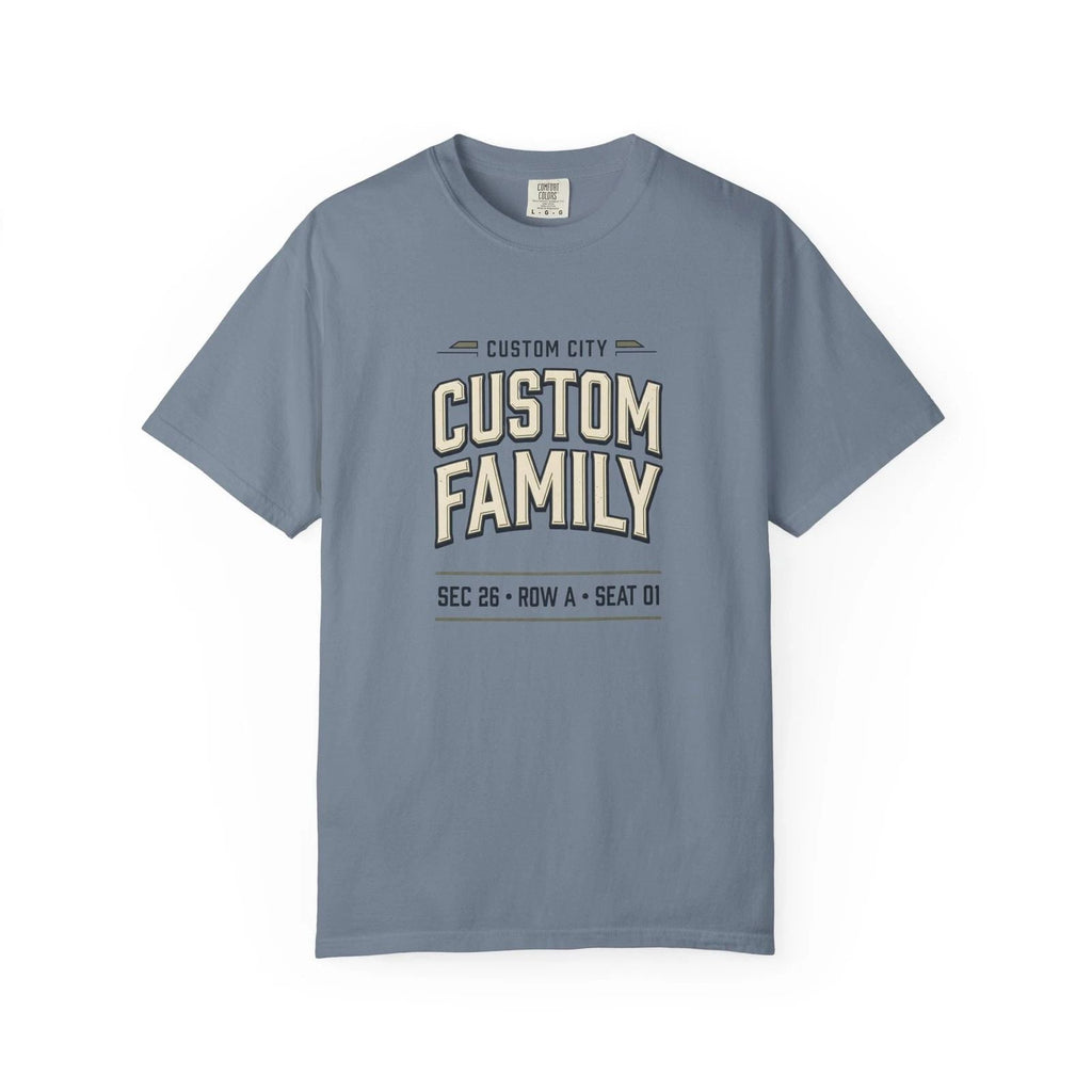 Custom Match Ticket Soccer Shirt | Personalized City Family Football Tee | Unisex T-shirt, Sweatshirt, Hoodie, Long Sleeve Tee - T-Shirt, Sweatshirt, Hoodie