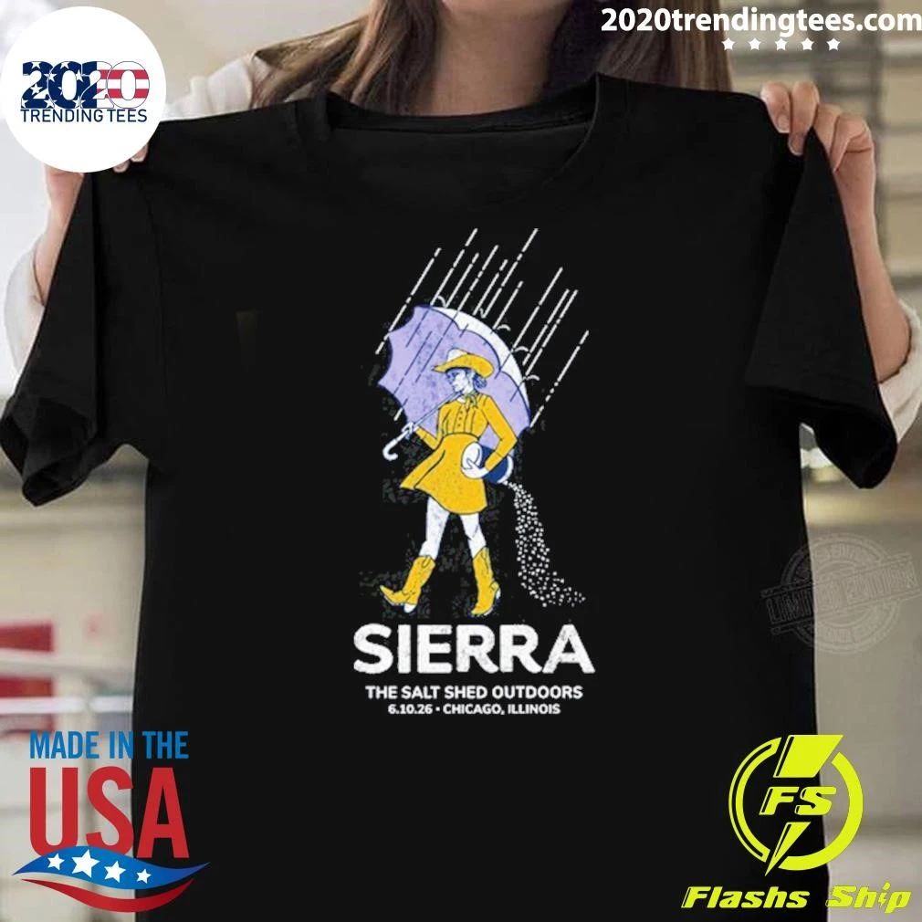 Sierra Ferrell Chicago IL 6.10.2026 Tee Shirt Unisex T-shirt, Sweatshirt, Hoodie, Long Sleeve Tee - T-Shirt, Sweatshirt, Hoodie