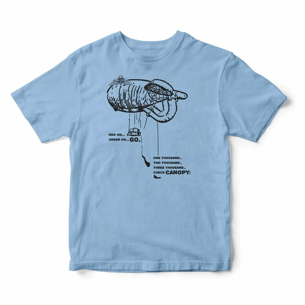 British Airborne Forces The Paras Paratroopers - The Balloon jump T-Shirt Unisex T-shirt, Sweatshirt, Hoodie, Long Sleeve Tee - T-Shirt, Sweatshirt, Hoodie