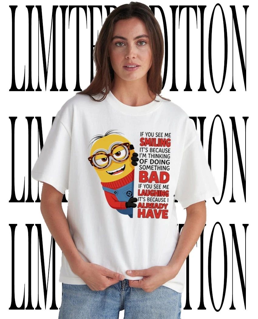 Minion Mischief If You See Me Smiling Thinking Of Doing Something Bad Laughing Already Have shirt - T-Shirt, Sweatshirt, Hoodie