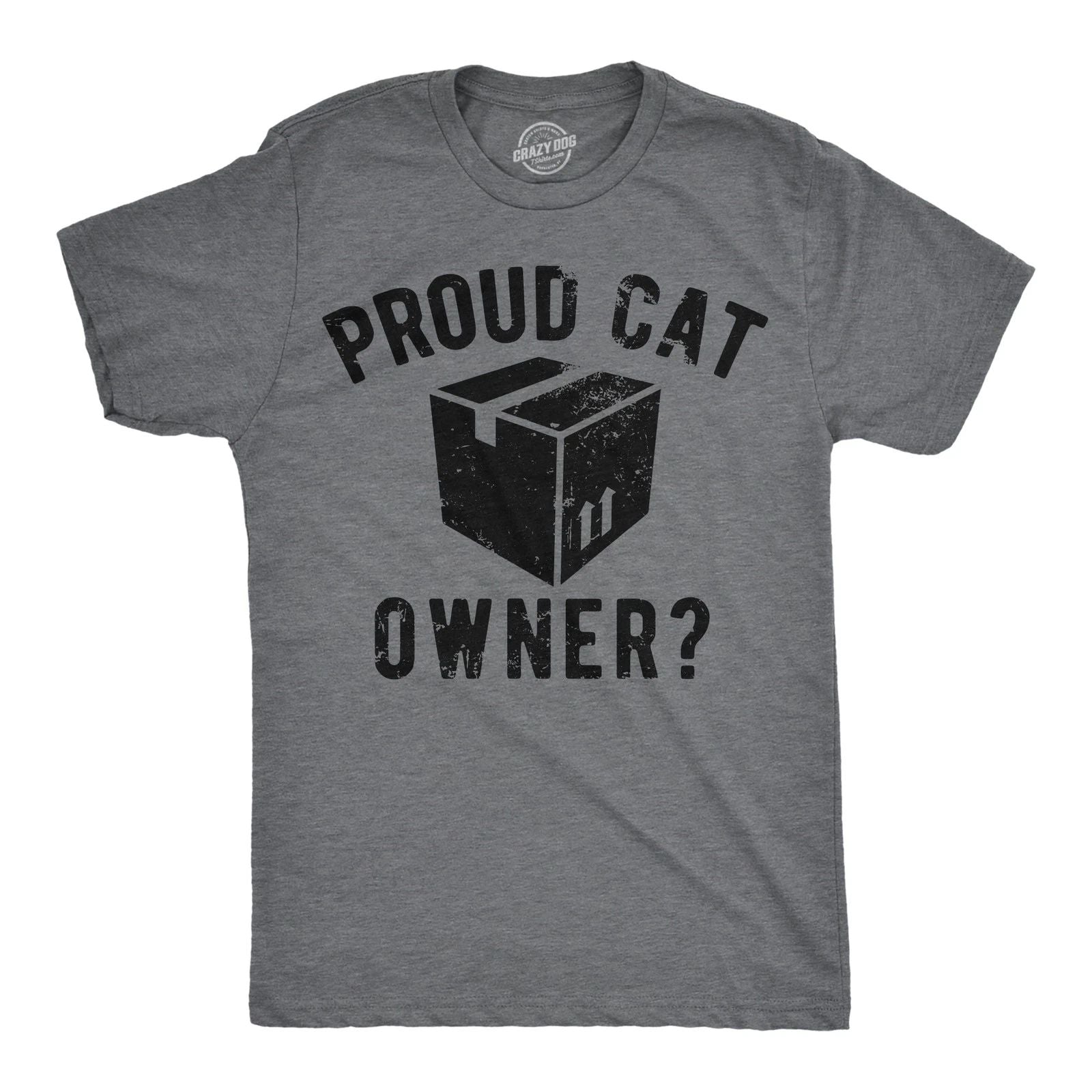 Mens Funny T Shirts Proud Cat Owner Sarcastic Kitten Graphic Tee for Men Unisex T-shirt, Sweatshirt, Hoodie, Long Sleeve Tee - T-Shirt, Sweatshirt, Hoodie
