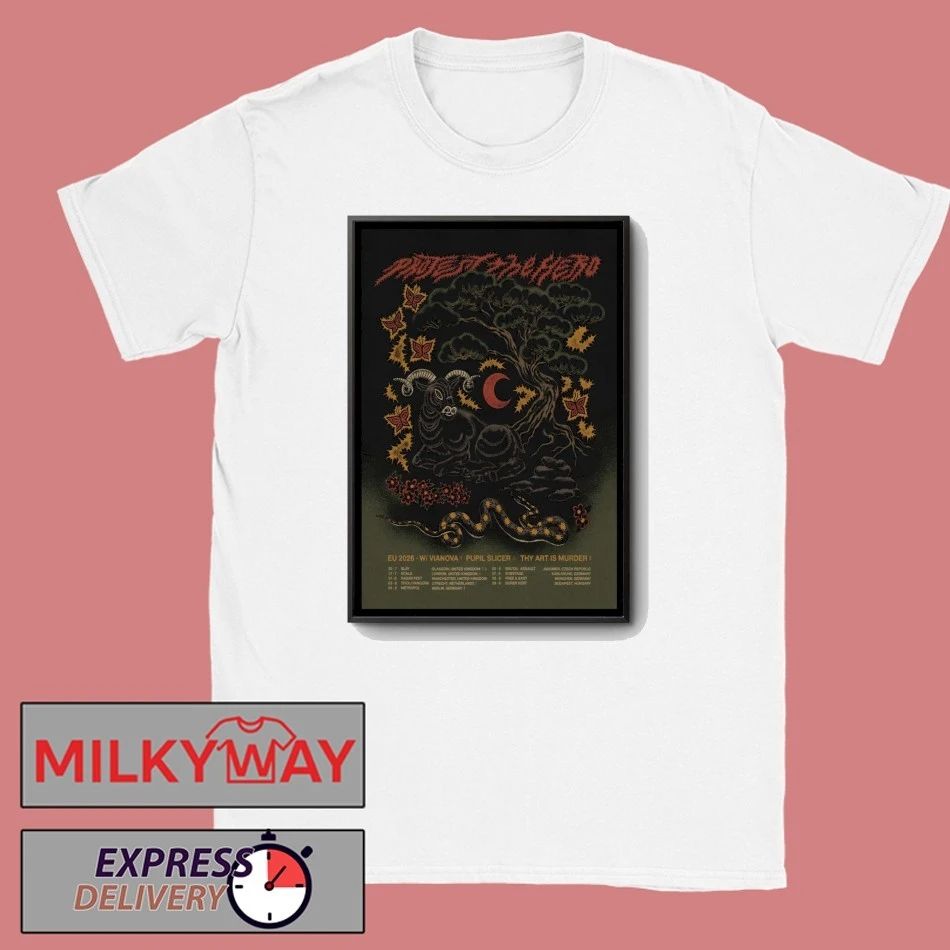 Poster Protest The Hero EU Tour 2026 shirt Unisex T-shirt, Sweatshirt, Hoodie, Long Sleeve Tee - T-Shirt, Sweatshirt, Hoodie