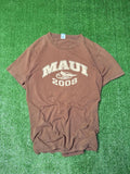 Vintage Gildan Maui 2008 Hawaii Souvenir Graphic T-Shirt Brown Size Small Unisex T-shirt, Sweatshirt, Hoodie, Long Sleeve Tee - T-Shirt, Sweatshirt, Hoodie