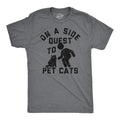 Mens Funny T Shirts On A Side Quest to Pet Cats Sarcastic Kitten Graphic Tee for Unisex T-shirt, Sweatshirt, Hoodie, Long Sleeve Tee - T-Shirt, Sweatshirt, Hoodie