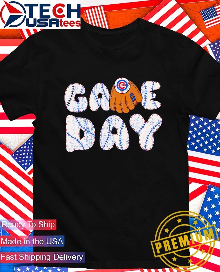 Game Day Chicago Cubs Baseball MLB glove shirt Unisex T-shirt, Sweatshirt, Hoodie, Long Sleeve Tee - T-Shirt, Sweatshirt, Hoodie