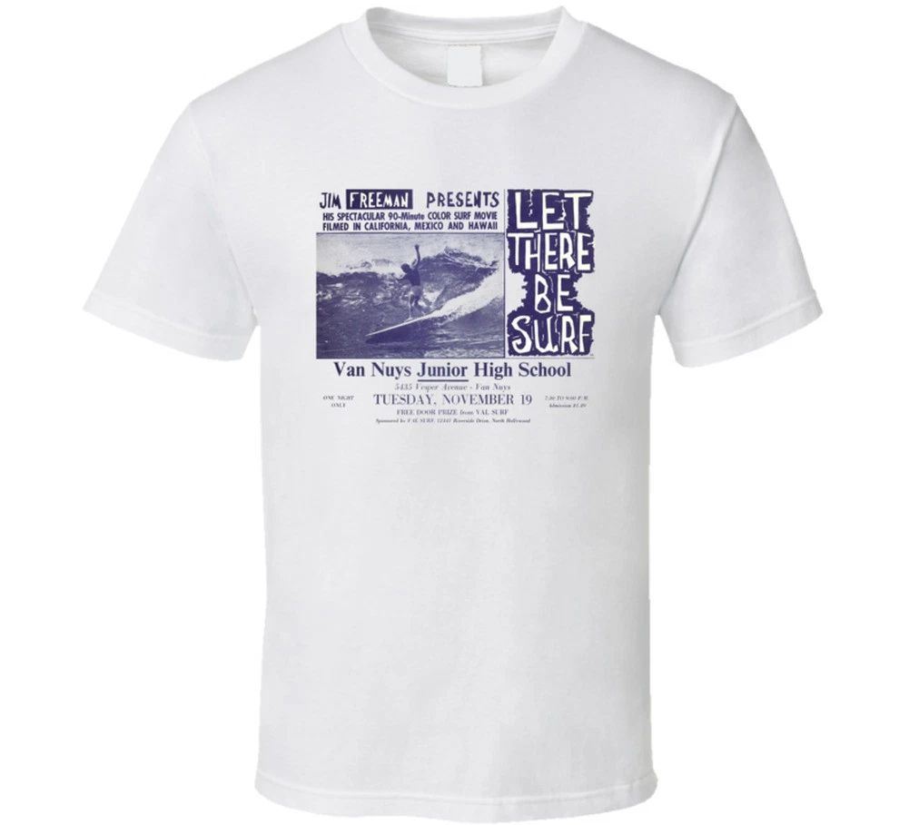 Vintage Surf T-Shirt Let There Be Surf Film 1961 Unisex T-shirt, Sweatshirt, Hoodie, Long Sleeve Tee - T-Shirt, Sweatshirt, Hoodie