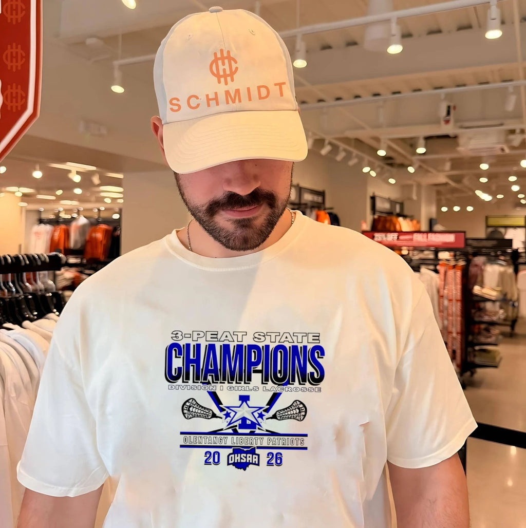 Olentangy Liberty Patriots 2026 OHSAA Girls Lacrosse D1 3-Peat State Champions shirt Unisex T-shirt, Sweatshirt, Hoodie, Long Sleeve Tee - T-Shirt, Sweatshirt, Hoodie