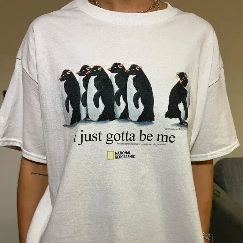 I Just Gotta Be Me T shirt- Vintage 2001 Nation Geo Society Graphic Tee Unisex T-shirt, Sweatshirt, Hoodie, Long Sleeve Tee - T-Shirt, Sweatshirt, Hoodie