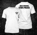 west virginia state police -  Custom Men's Back and front  T-Shirt Tee Unisex T-shirt, Sweatshirt, Hoodie, Long Sleeve Tee - T-Shirt, Sweatshirt, Hoodie
