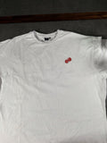Stateside Soft Fit White T-Shirt Dice Embroidery Minimal Streetwear Mens Medium Unisex T-shirt, Sweatshirt, Hoodie, Long Sleeve Tee - T-Shirt, Sweatshirt, Hoodie