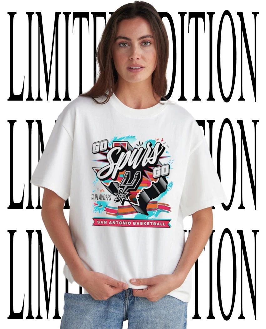 San Antonio Spurs 2026 NBA Playoffs go Spurs go shirt Unisex T-shirt, Sweatshirt, Hoodie, Long Sleeve Tee - T-Shirt, Sweatshirt, Hoodie