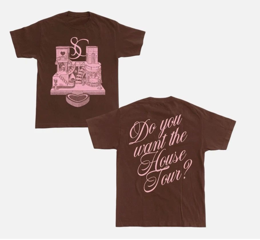 New Sabrina1 Carpenteer Short N Sweet Tour 2025 House Tour Merch T-shirt Unisex T-shirt, Sweatshirt, Hoodie, Long Sleeve Tee - T-Shirt, Sweatshirt, Hoodie