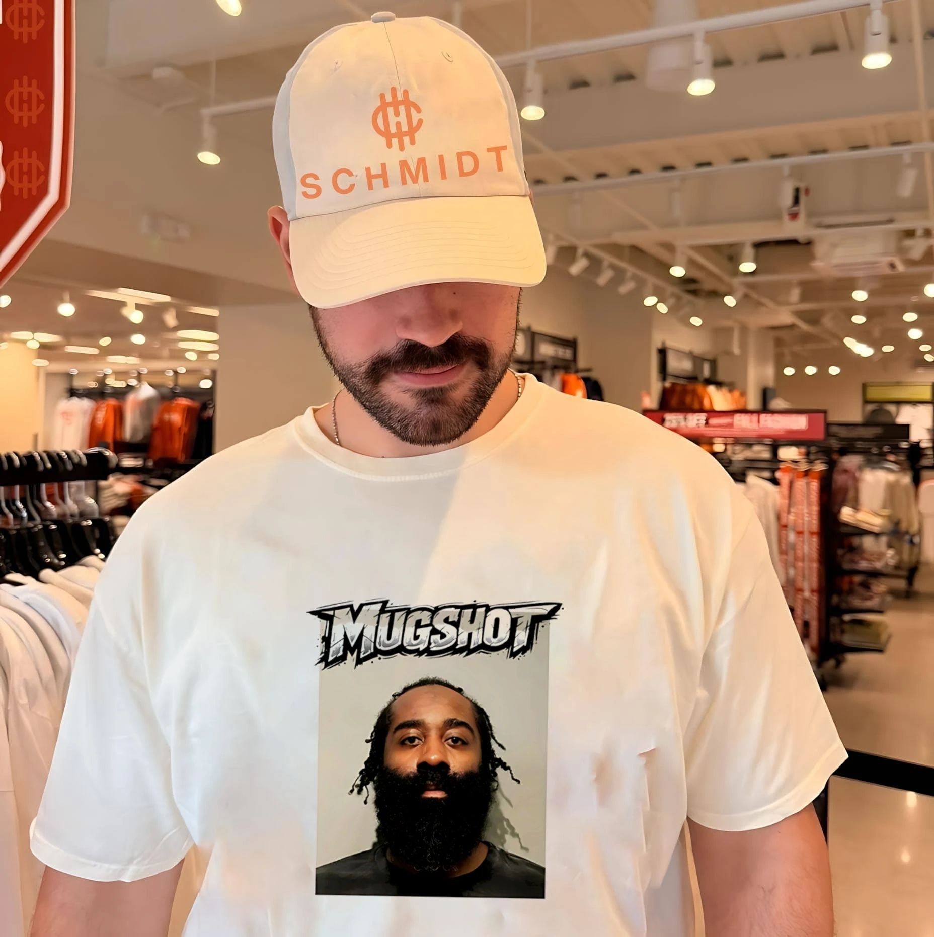 James Harden Cleveland Cavaliers Mugshot NBA 2026 shirt Unisex T-shirt, Sweatshirt, Hoodie, Long Sleeve Tee - T-Shirt, Sweatshirt, Hoodie