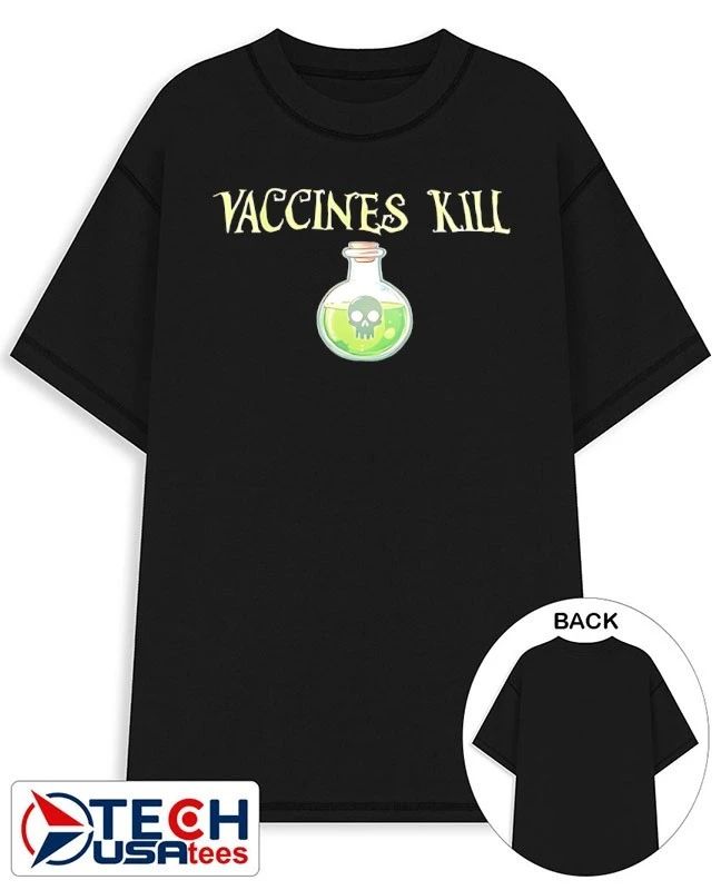 Vaccines Kill Potion shirt Unisex T-shirt, Sweatshirt, Hoodie, Long Sleeve Tee - T-Shirt, Sweatshirt, Hoodie