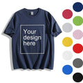 100% Cotton Unisex Tee Custom T-Shirt Personalized Print Tshirt for Men & Women Unisex T-shirt, Sweatshirt, Hoodie, Long Sleeve Tee - T-Shirt, Sweatshirt, Hoodie