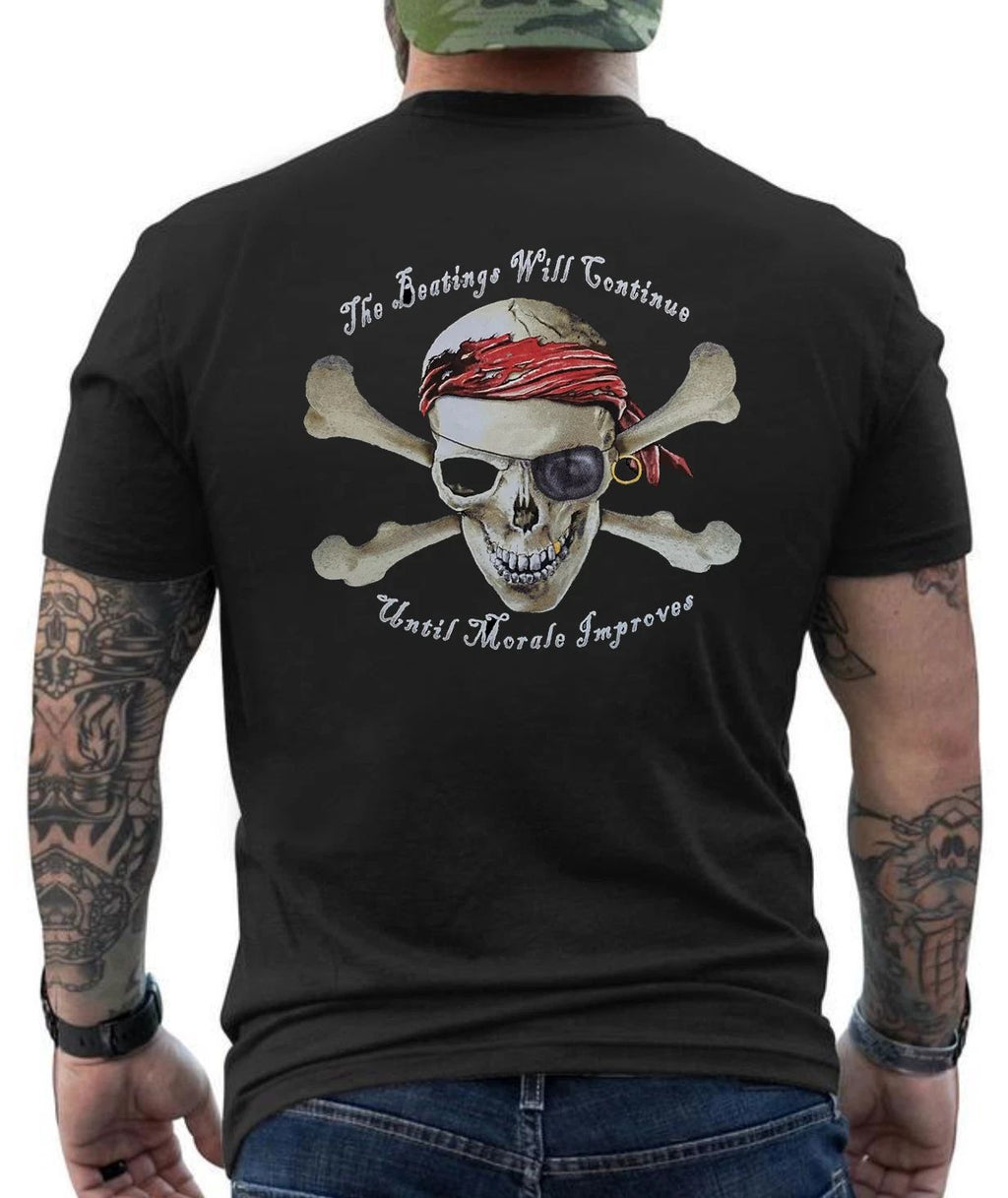 Beating Will Continue Until Morale Improved Graphic Design  T- Shirt Unisex T-shirt, Sweatshirt, Hoodie, Long Sleeve Tee - T-Shirt, Sweatshirt, Hoodie