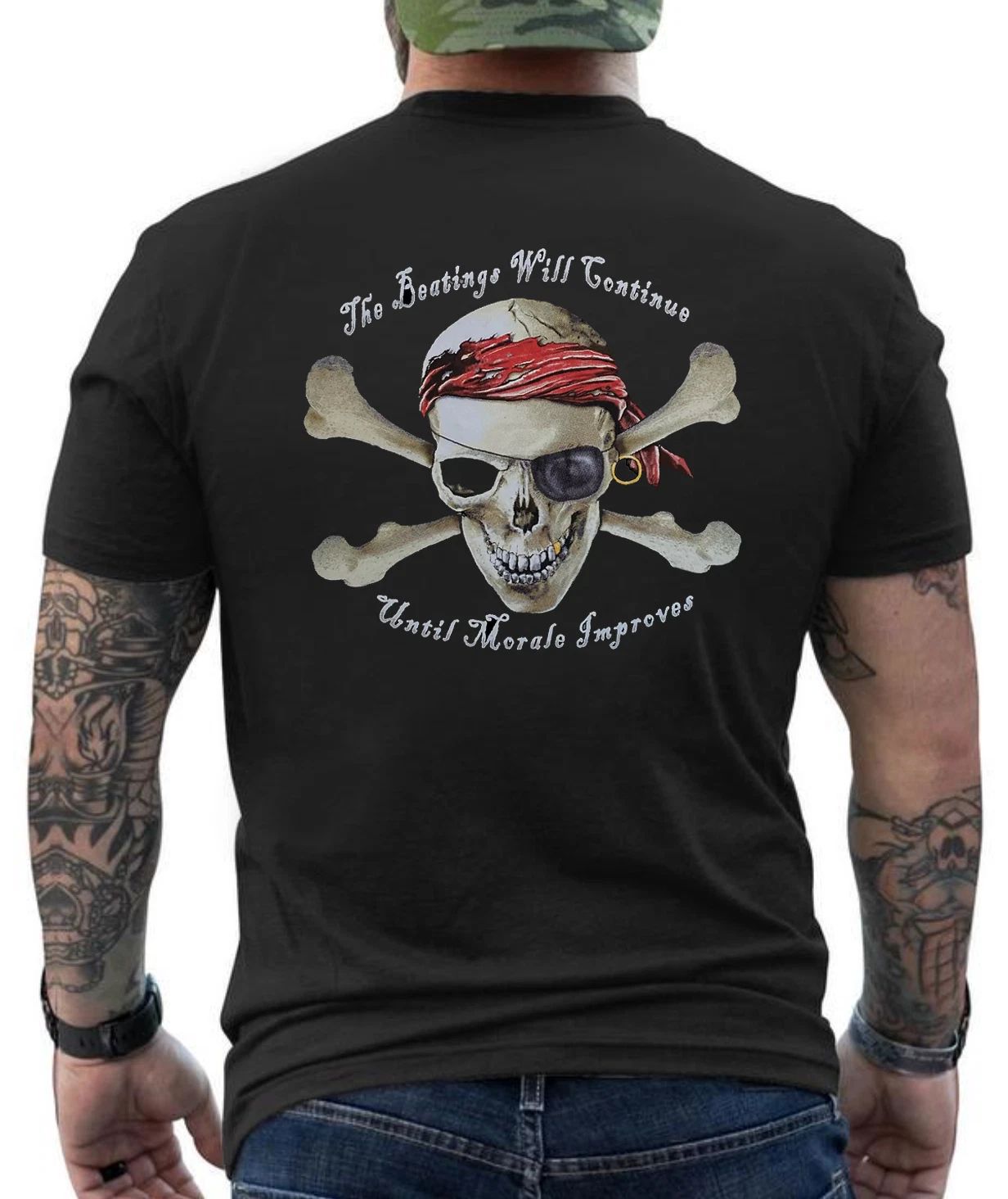 Beating Will Continue Until Morale Improved Graphic Design  T- Shirt Unisex T-shirt, Sweatshirt, Hoodie, Long Sleeve Tee - T-Shirt, Sweatshirt, Hoodie