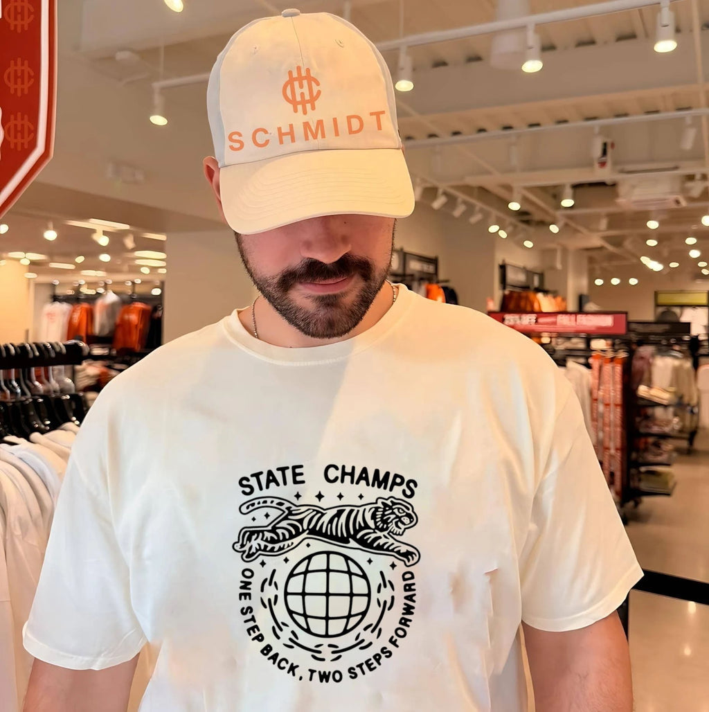 State Champs one step back two steps forward tiger graphic shirt Unisex T-shirt, Sweatshirt, Hoodie, Long Sleeve Tee - T-Shirt, Sweatshirt, Hoodie