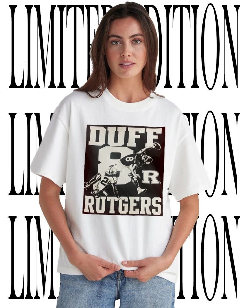 NCAA Rutgers Scarlet Knights Football Duff 8 t-shirt Unisex T-shirt, Sweatshirt, Hoodie, Long Sleeve Tee - T-Shirt, Sweatshirt, Hoodie
