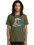 Skeleton-Surfer Mens Graphic Tee, 100% Cotton, Casual Summer Wear Unisex T-shirt, Sweatshirt, Hoodie, Long Sleeve Tee - T-Shirt, Sweatshirt, Hoodie