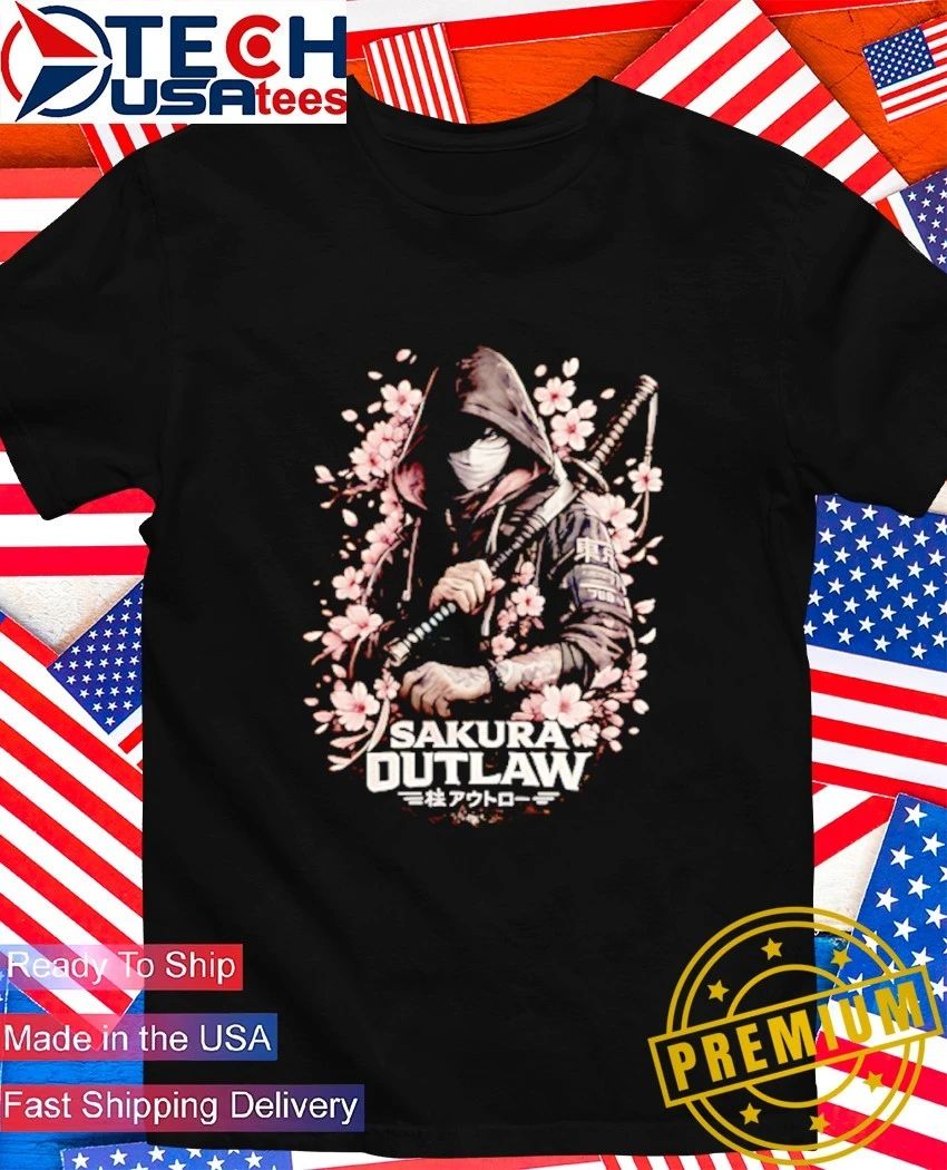 Sakura Outlaw Japanese shirt Unisex T-shirt, Sweatshirt, Hoodie, Long Sleeve Tee - T-Shirt, Sweatshirt, Hoodie