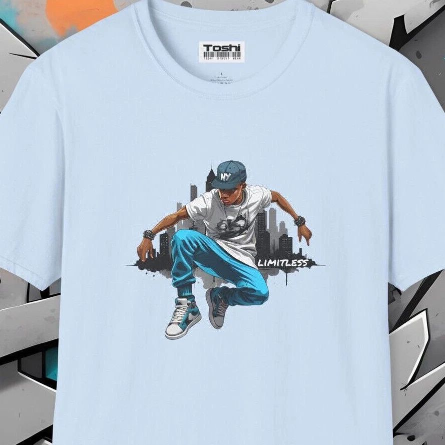 Urban Freerunner Tee - Unisex Adult T-Shirt with Graffiti-Style Parkour Art Unisex T-shirt, Sweatshirt, Hoodie, Long Sleeve Tee - T-Shirt, Sweatshirt, Hoodie
