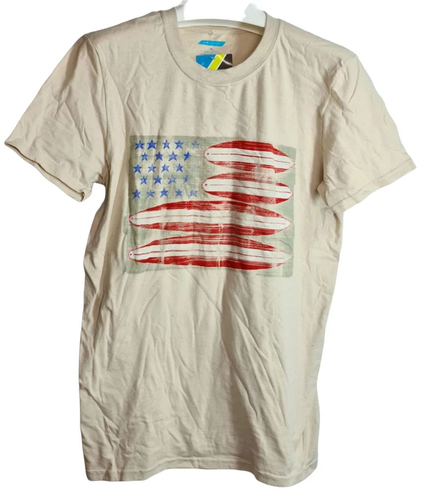 Oxide Men's Surf Graphic Short-Sleeve T-Shirt Cream - SMALL Unisex T-shirt, Sweatshirt, Hoodie, Long Sleeve Tee - T-Shirt, Sweatshirt, Hoodie