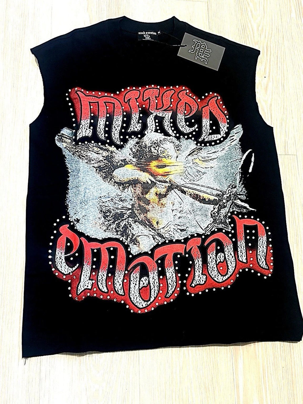 Mens Vintage Style Graphic Mixed Emotion Black Streetwear M. Medium M Unisex T-shirt, Sweatshirt, Hoodie, Long Sleeve Tee - T-Shirt, Sweatshirt, Hoodie
