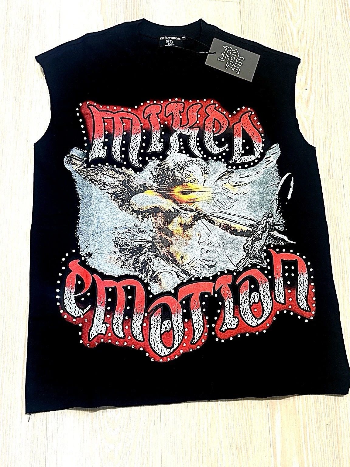 Mens Vintage Style Graphic Mixed Emotion Black Streetwear M. Medium M Unisex T-shirt, Sweatshirt, Hoodie, Long Sleeve Tee - T-Shirt, Sweatshirt, Hoodie