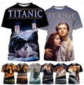 Romance Movie Titanic 3D Print Women Men Short Sleeve T-shirt Tops Casual Tee Unisex T-shirt, Sweatshirt, Hoodie, Long Sleeve Tee - T-Shirt, Sweatshirt, Hoodie