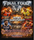 Ballin like March Madness Final Four Indianapolis 2026 Illinois vs UConn and Michigan vs Arizona shirt - T-Shirt, Sweatshirt, Hoodie