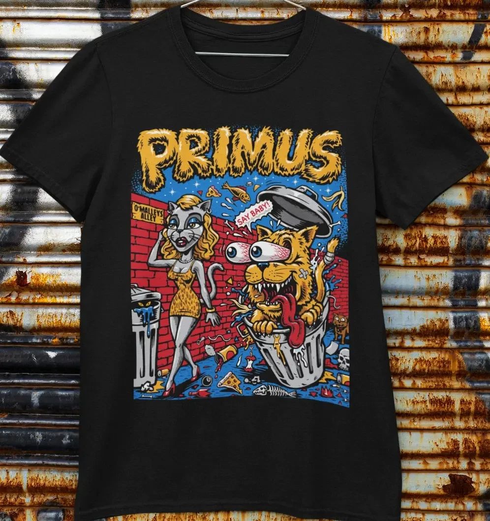 Primus Band T-Shirt Music Concert Black Cotton Unisex S-234XL Unisex T-shirt, Sweatshirt, Hoodie, Long Sleeve Tee - T-Shirt, Sweatshirt, Hoodie