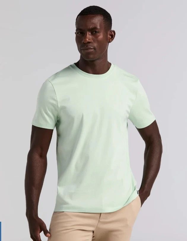 Perry Ellis Men's Cool Interlock Crew Neck Short Sleeve Tee SILT GREEN - LARGE Unisex T-shirt, Sweatshirt, Hoodie, Long Sleeve Tee - T-Shirt, Sweatshirt, Hoodie
