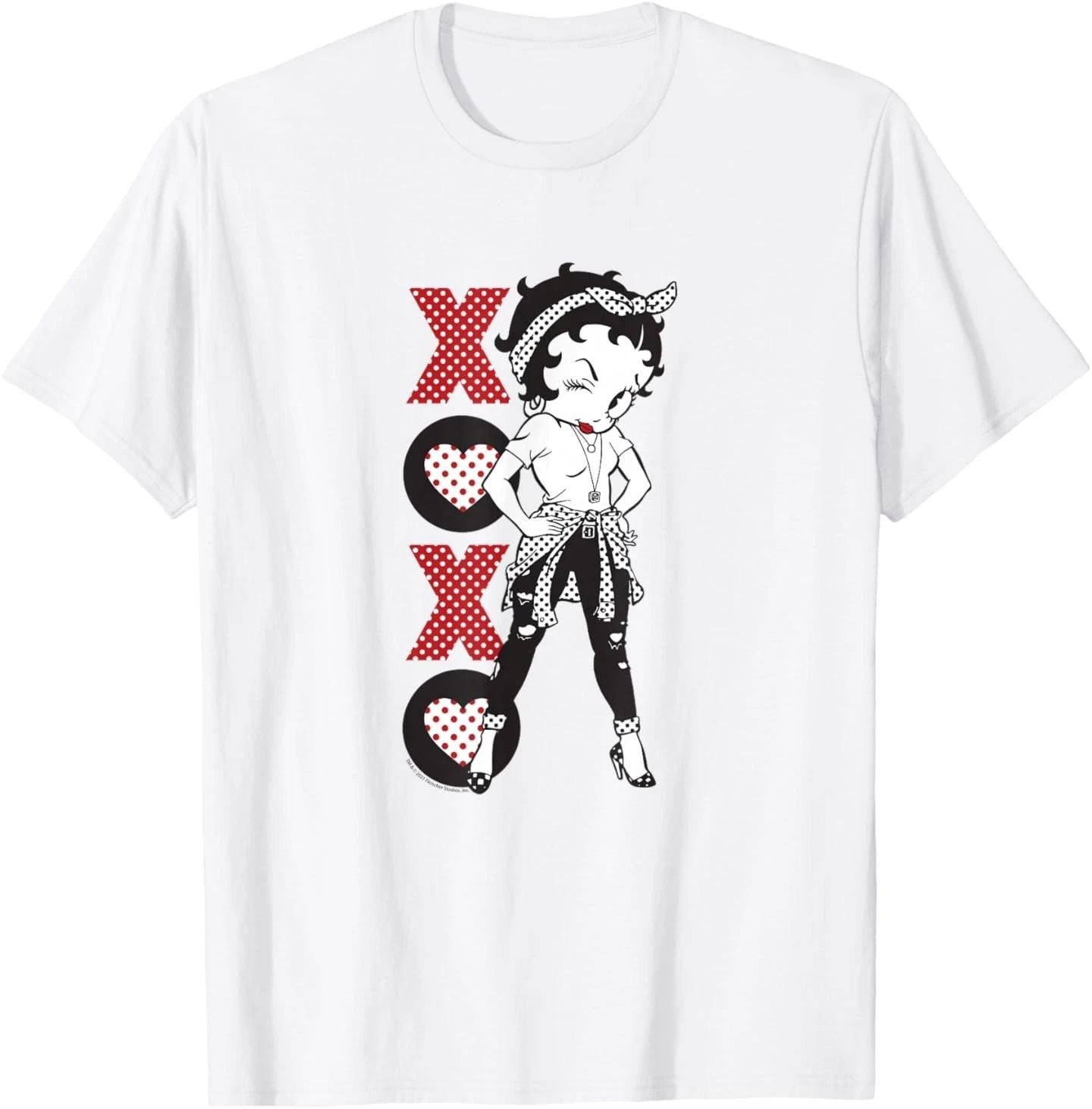 Betty Boop Modern XOXO T-Shirt Unisex T-shirt, Sweatshirt, Hoodie, Long Sleeve Tee - T-Shirt, Sweatshirt, Hoodie