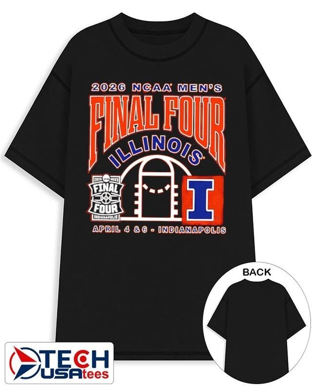2026 NCAA Mens Final Four Illinois Fighting Illini Indianapolis logo shirt by gamedayspirit - T-Shirt, Sweatshirt, Hoodie