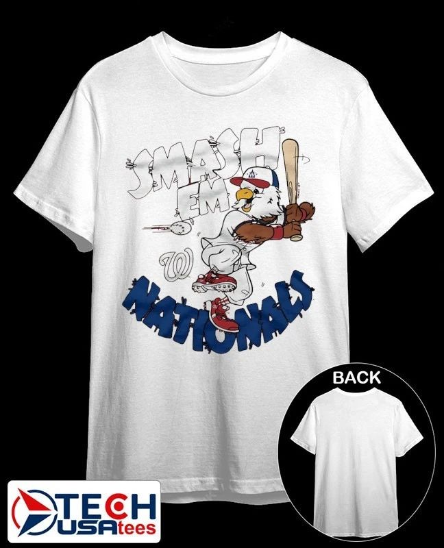 Washington Nationals Screech Smash Em mascot shirt by homage Unisex T-shirt, Sweatshirt, Hoodie, Long Sleeve Tee - T-Shirt, Sweatshirt, Hoodie