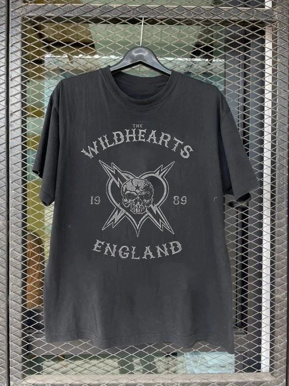 New The Wildhearts Band England 1989 Black T Shirt Full Size S-5XL BL2129 Unisex T-shirt, Sweatshirt, Hoodie, Long Sleeve Tee - T-Shirt, Sweatshirt, Hoodie