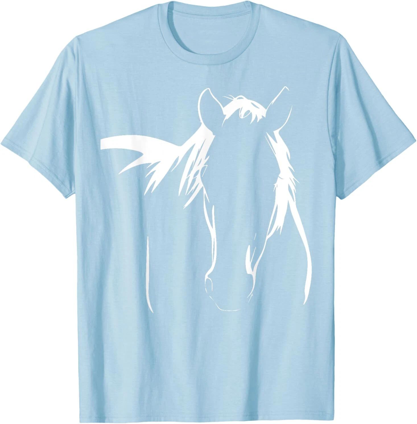 Elegant Horse Silhouette Graphic Art Design for Horse Lovers T-Shirt Unisex T-shirt, Sweatshirt, Hoodie, Long Sleeve Tee - T-Shirt, Sweatshirt, Hoodie