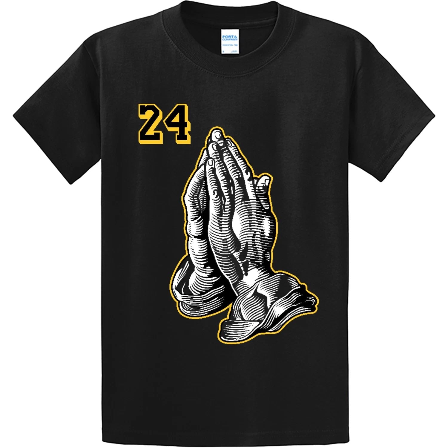 NEW Streetwear on Demand LEGEND PRAYING HANDS BLACK Tee Shirt SM-3XL MADE IN USA Unisex T-shirt, Sweatshirt, Hoodie, Long Sleeve Tee - T-Shirt, Sweatshirt, Hoodie