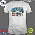 Welcome to Omaha Mens College World Series June 12-22, 2026 NCAA Baseball Shirt Unisex T-shirt, Sweatshirt, Hoodie, Long Sleeve Tee - T-Shirt, Sweatshirt, Hoodie