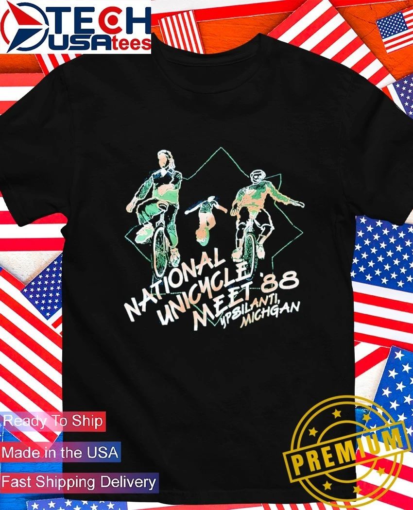 National Unicycle Meet 88 in Ypsilanti Michigan shirt Unisex T-shirt, Sweatshirt, Hoodie, Long Sleeve Tee - T-Shirt, Sweatshirt, Hoodie