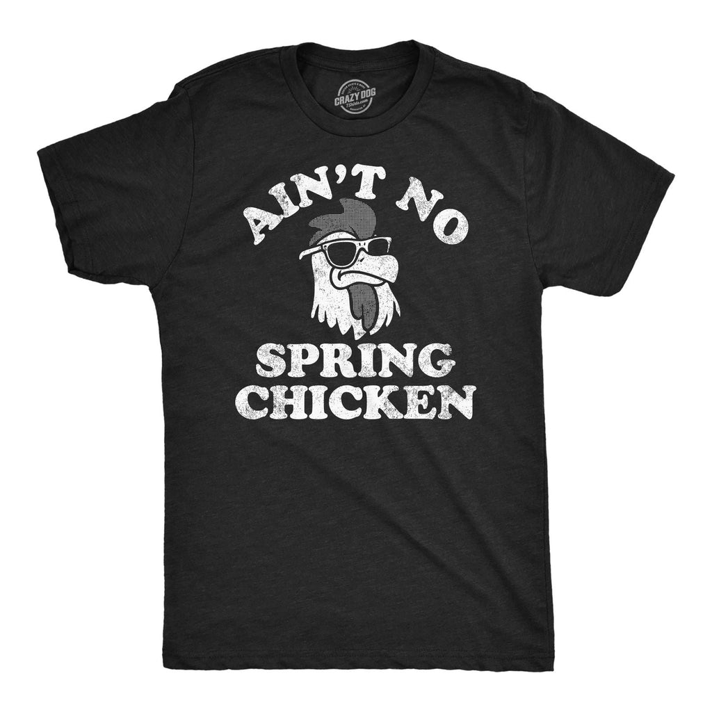 Mens Aint No Spring Chicken Funny T Shirt Sarcastic Graphic Tee for Men Unisex T-shirt, Sweatshirt, Hoodie, Long Sleeve Tee - T-Shirt, Sweatshirt, Hoodie