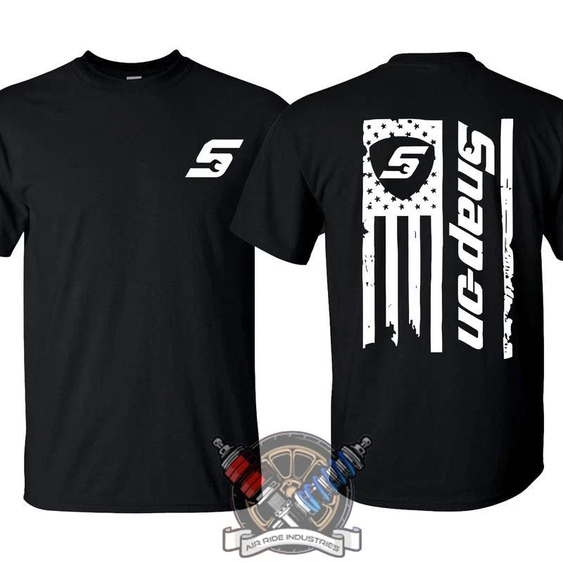 Snap-On American Flag T-Shirt  USA Flag, Perfect for Garage Enthusiasts Unisex T-shirt, Sweatshirt, Hoodie, Long Sleeve Tee - T-Shirt, Sweatshirt, Hoodie
